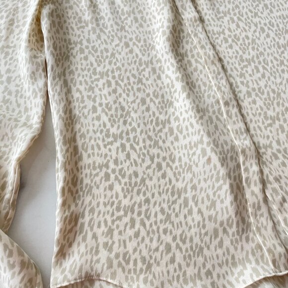 Aritzia Silk Leopard Print Silk Blouse - Picture 6 of 15